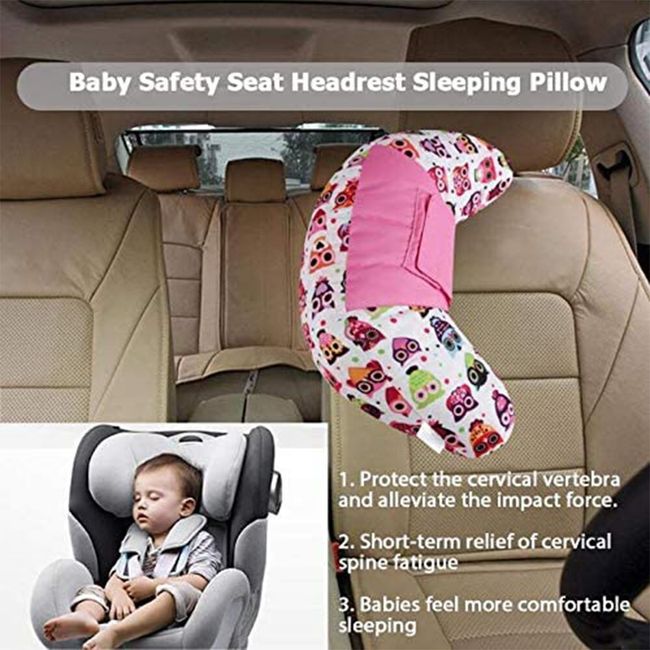 Baby Kids Car Seatbelt Sleeping Pillow Shoulder Soft Cushion Pad 