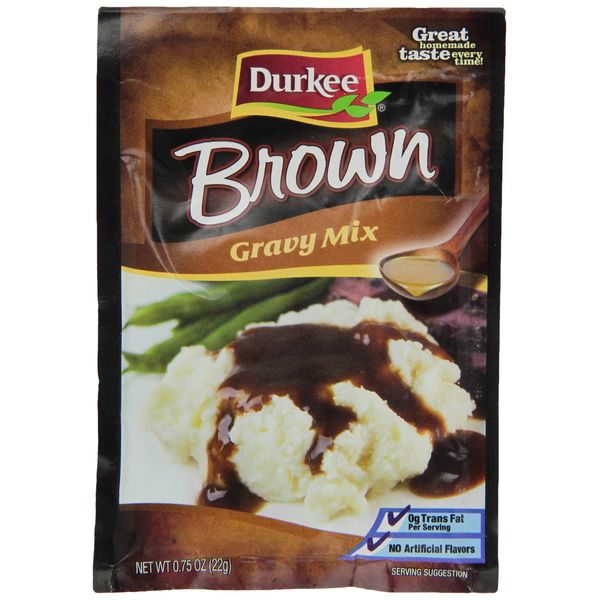 Durkee Brown Gravy Mix, 0.75-Ounce Packets (Pack of 24)