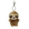 Aurora World 61151 Slo Sloth Keychain, Brown