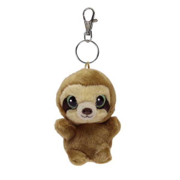 Aurora World 61151 Slo Sloth Keychain, Brown