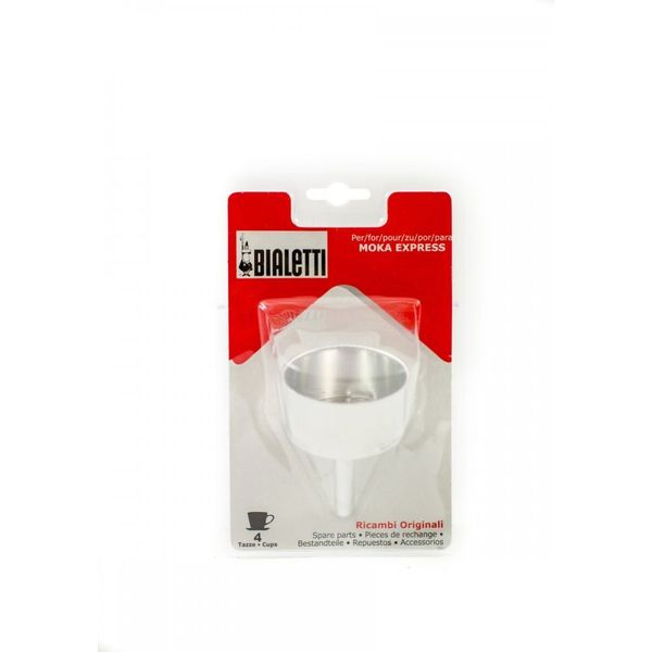 Bialetti Spare Filter Funnel for Moka Express Coffee Maker, 4 Cup