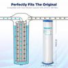 3 Pack 20"x4.5" 50 Micron Washable Pleated Sediment Water Filter Replacement