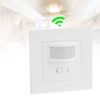 Motion Sensor Light Switch, Wall Mounted PIR Light Switch, AC 110V-240V PIR Movement Sensor Light Switch with Occupancy Sensor Indoor Wall Flush Mounted on off Switch