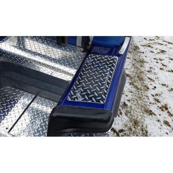 Ezgo Marathon Golf Cart Diamond Plate NO Step Covers