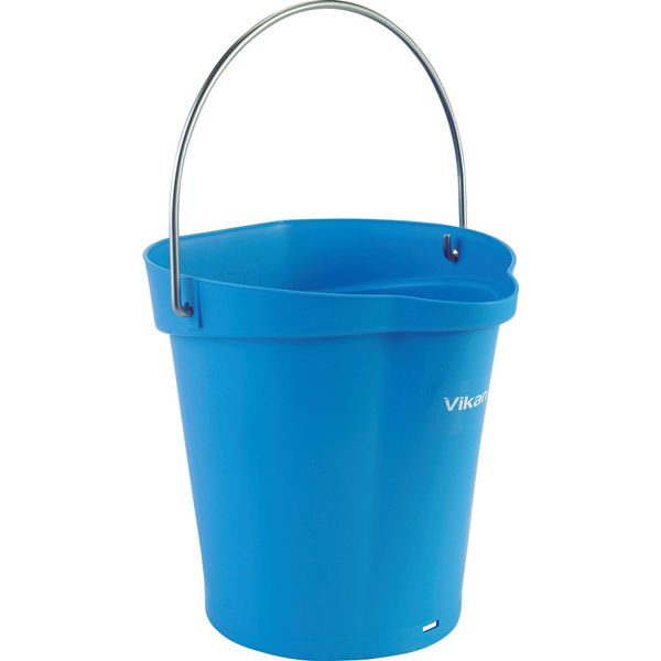Vikan, Blue Pail,1.5 gal,PP/SS, 5688