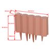 Takagi Block Fence, Brown, 1 Piece