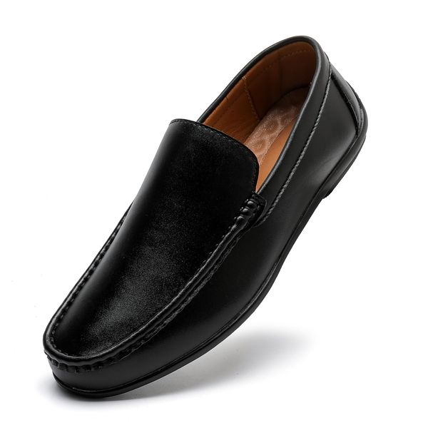 ziitop Loafers, Men's Driving Shoes, Casual Shoes, Slip-On, Men's Shoes, Business Shoes, Moccasins, For Work Commutes, Non-Slip, Lightweight, Breathable, Easy to Walk, Black