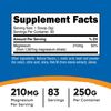 Nutricost Magnesium Citrate Powder (Fruit Punch, 250 Grams)