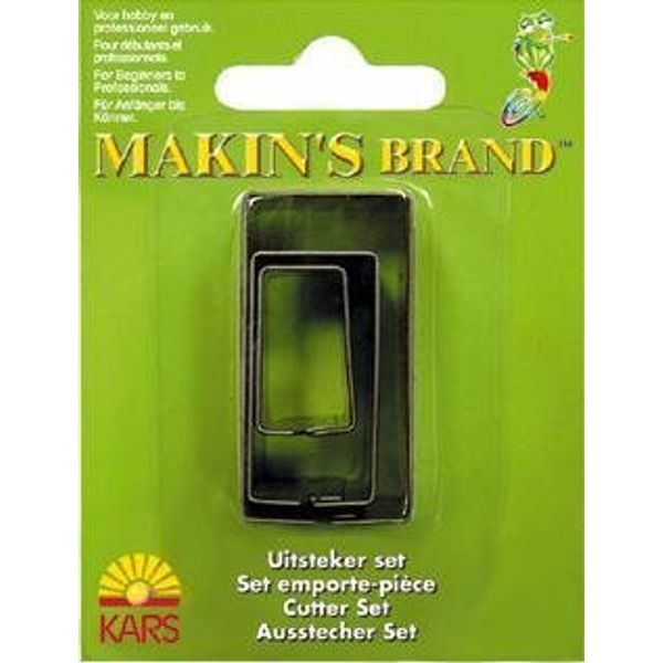 Makin's Clay & Sugarcraft Cutters 3pcs - Rectangles