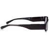 Foster Grant Men's LightSpecs Lloyd Reading Glasses with Lights Rectangular, Black/Transparent, 59 mm + 1.75