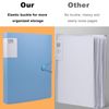 100 Pocket A4 Display Folder With Plastic Sleeves, Presentation Folders, Pocket Folder, Blue