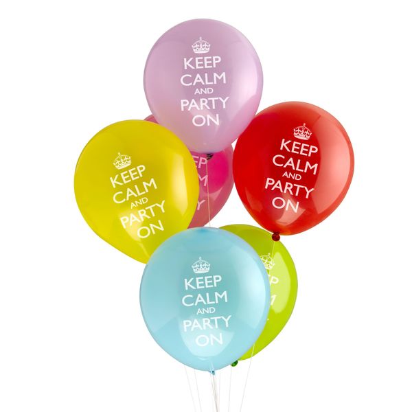 Neviti 597529 Keep Calm Balloons