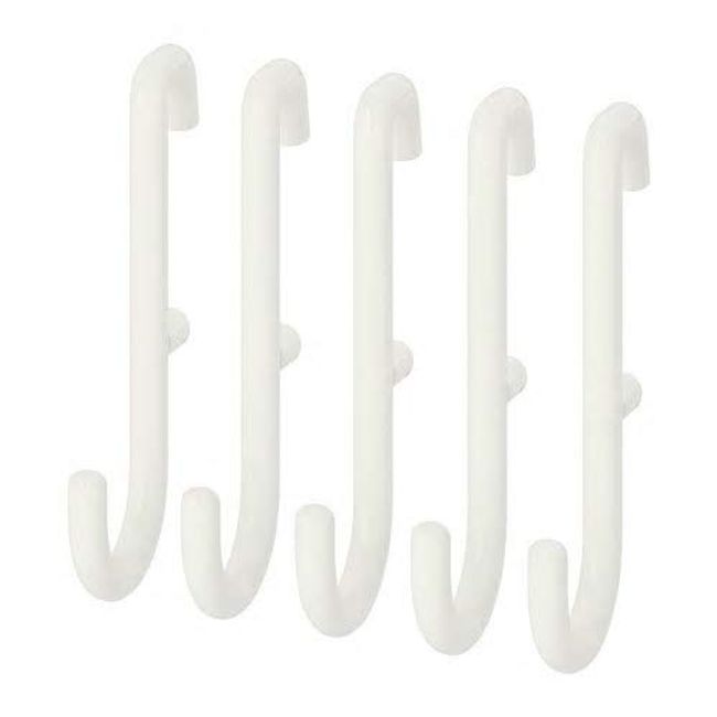 Ikea SKADIS: Hook Set of 5, White (303.216.17)