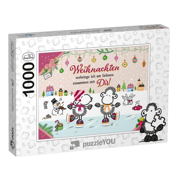 puzzleYOU: Jigsaw Puzzle 1000 Pieces "Sheepworld - With You 2"