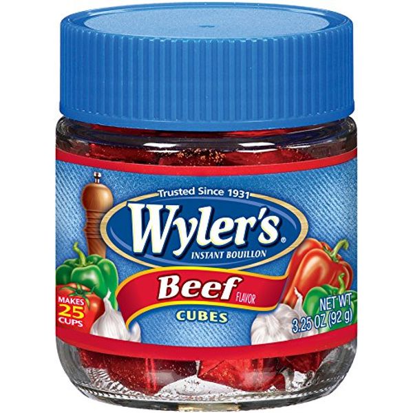 Wyler's Instant Bouillon Beef Flavored Cubes (3.25 oz Jar)