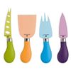 Zassenhaus Easy Cut Cheese Knife Set, 4.5", Assorted