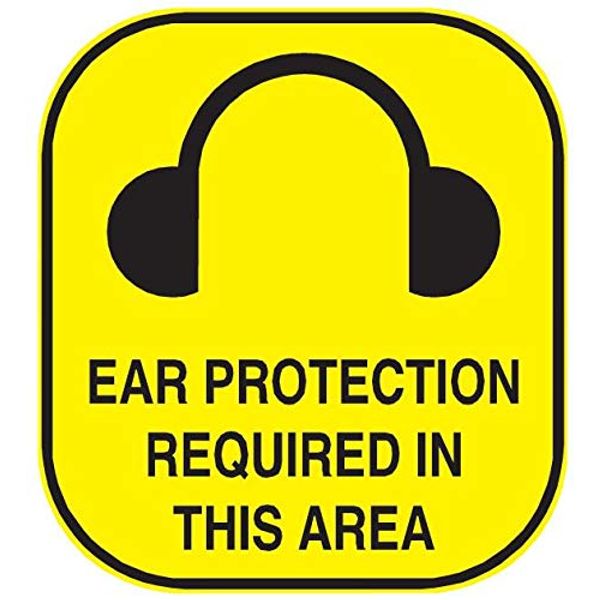 Ear Protection Sign Wall Decal