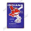 1956 baseball   Program metal tin sign
