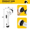 Electric Spin Scrubber Cordless Cleaning Brush Rotating Scrubber Clean Bathroom
