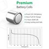 LiCB CR1/3N Battery 3V Lithium 1/3N Batteries (5 - Pack)