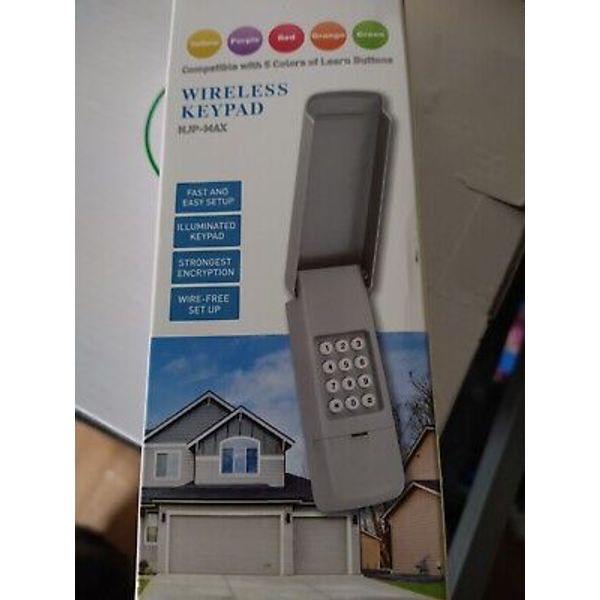 Garage Door Opener Keypad Universal, Wireless Keyless