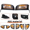 labwork Replacement for Tacoma 2001-2004 Parking/Side Marker Light Assembly Pair Driver and Passenger Side Black