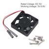 AOICRIE Quiet Fan for Raspberry Pi, 4-Pack Cooling Fan, 3.3-5VDC, Suitable for Pi 4B/3B+/3B/Zero/Zero W or Robot Projects