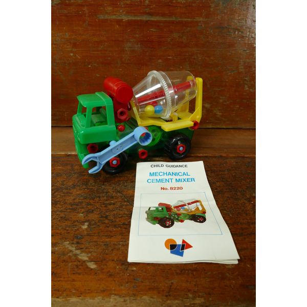 Child Guidance Mechanical Cement Mixer No.8220 Educational Take Apart Toy Truck