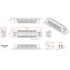 OONO 16 Amp 2x12 Position Terminal Block Distribution Module for AC DC