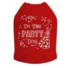 Party Dog Dog Shirt L RED