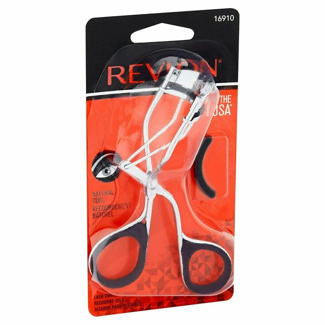 Revlon Eyelash Curler 16910 Natural Curl carded CHROME