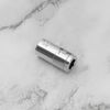2Pcs 1/4" Square to 1/4" Hex Converter, Metal Socket Bit Adapter for Screwdriver Accessories