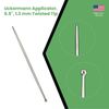 Set of 3 Uckermann Applicators, 6.5", 1.3 mm Twisted Tip
