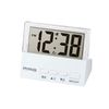 MAG T-762WH-Z Digital Desk Clock, Small, Clear Time, Backlight, White