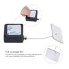 sourcing map Retractable Cable Lock with Double-Sided Adhesive Remote Control Security Lock Rectangular for TV, DVD,Showroom,Remote,600g 4Set Black