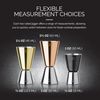 Final Touch Mixed Metal Double Jigger Set - Set of 3 (FTA70361)