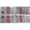 Color Gel  Nail Polish Strips . Pink Twinkle . Read Description Below