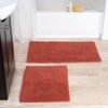 Brick Red 6- Piece Cotton Bathroom Mat Set