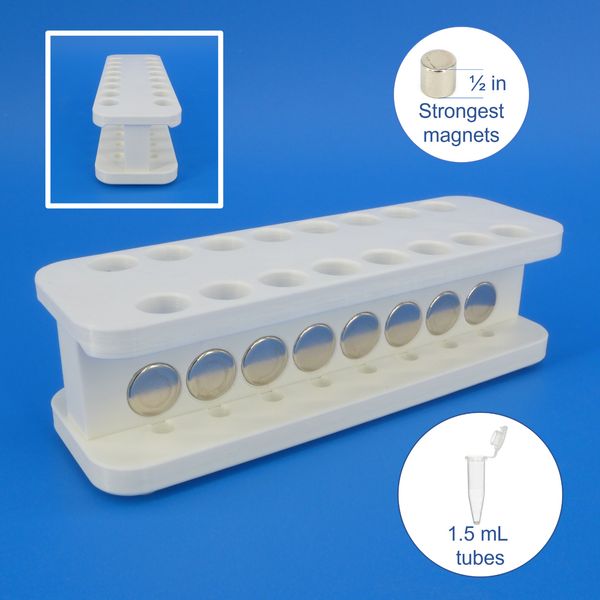 Magnetic rack for DNA, RNA purification; for 1.5 mL centrifuge tubes