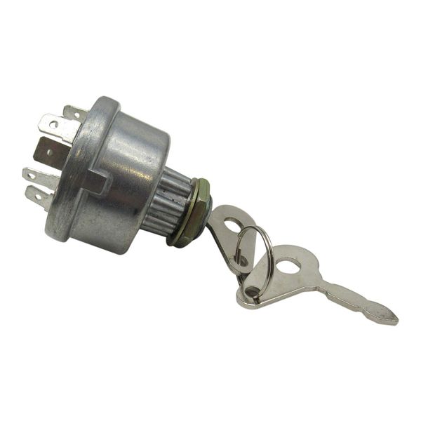 Ignition Key Switch 4 Position Replace for Ford Tractor 555B 555C 555D 5600#D5NN11N572A