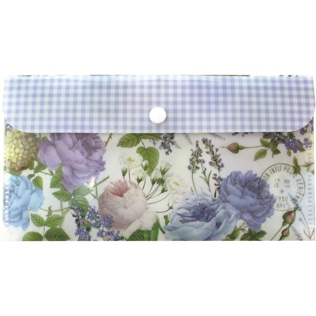 Just Willow Mask Case, Antibacterial Treatment, Rose Pattern, 7.9 x 4.3 inches (20 x 11 cm), Multi Case