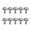 Namvo 10 PCS 1/4 inch threaded screw camera quick release screw Tripod Thread Fastening Screw with D Ring Set