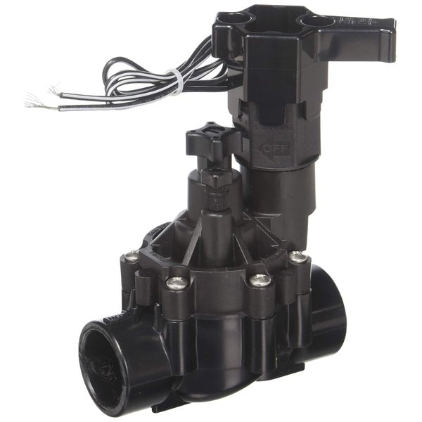 Rainbird 100DVFSS 1" 24V Electric Control Valve - w/Flow Control - Slip Connection