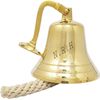 Nautical Maritime Brass Ship Bell with Wall Mounted Bracket Decorative Gift Items