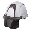 TOYO NO.391F-S-S Helmet Venti Plus with Shield Surface, White