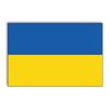 Ukraine Flag Sticker (3 Pack) by DCM Solutions (6" W x 4" H)