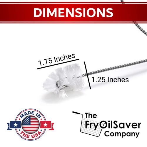 48" Air-Gap Drain Pipe Cleaning Brush, Flexible Dishwasher Cleaning Brush in Home & Commercial Kitchen Pipes, Garbage Disposal, Sink, Unclogger Long Sink Snake Drain Pipe Tool by FryOilSaver Co B291C