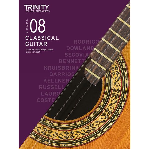 Trinity College London Classical Guitar Exam Pieces 2020-2023: Grade 8