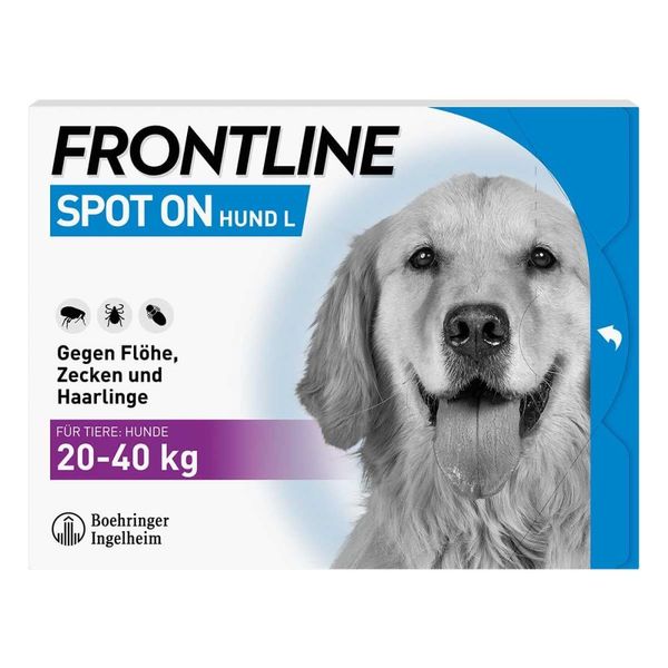 Frontline Spot on Dog, Large - Flea & Tick Treatment - 268 mg - Pack of 3