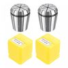 sourcing map ER32 Spring Collet 1/8" Chuck for CNC Engraving Machine Lathe Milling Tool 2pcs